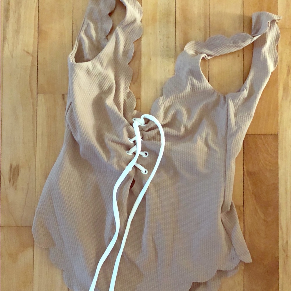 Marysia scallop swim suit